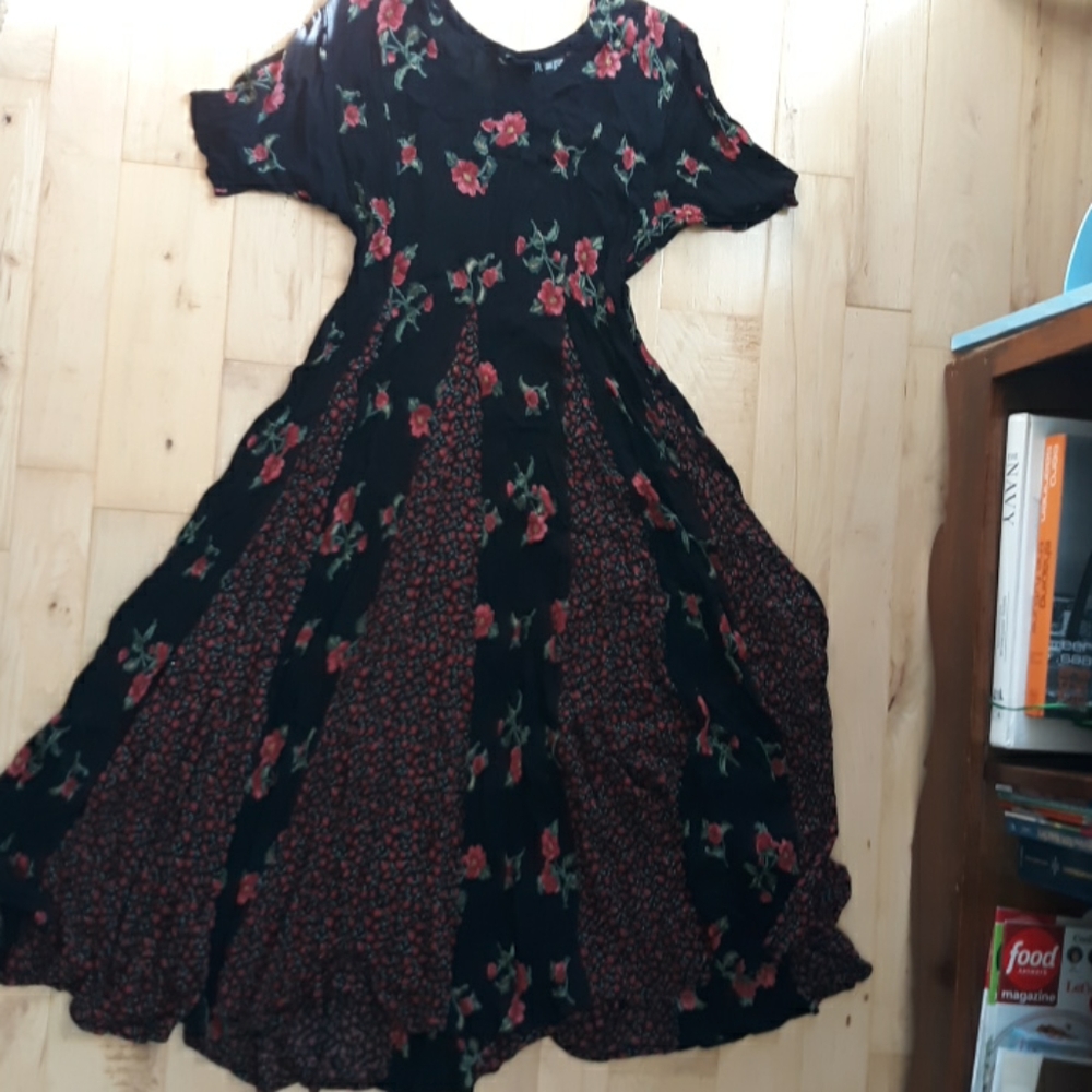 Rose maxi dress